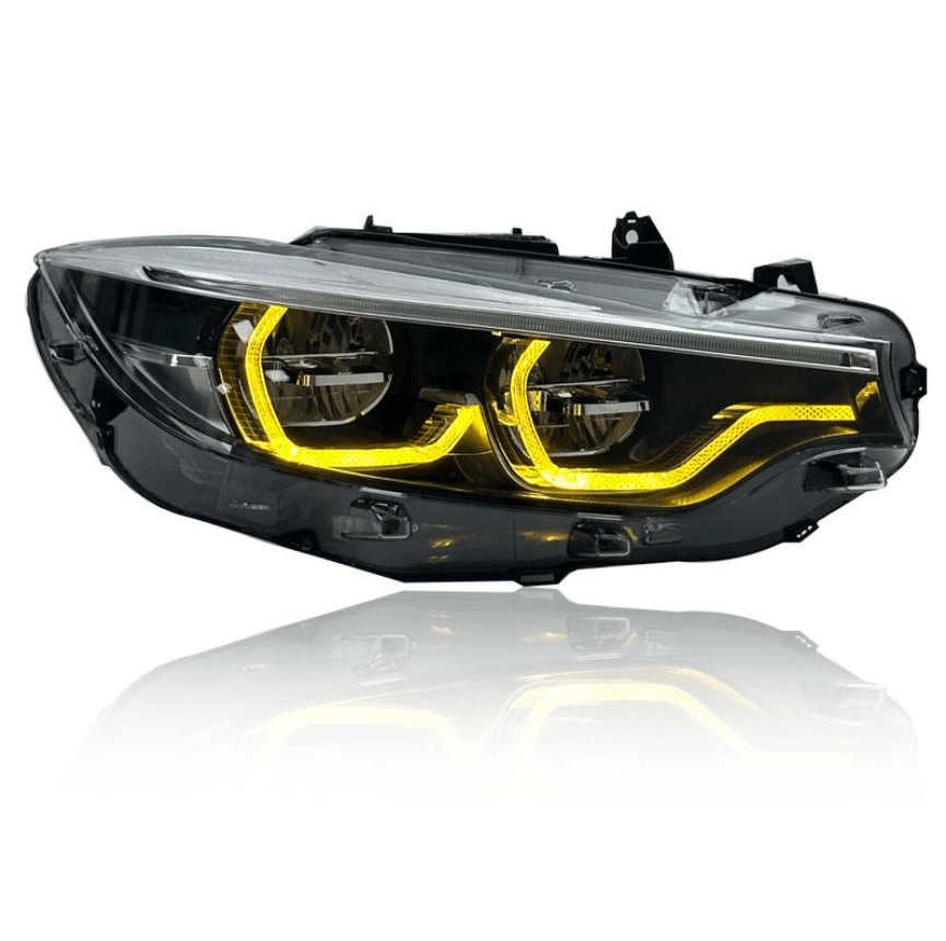 F80 F82 M3 M4 BMW Ikon Style Tricolor Headlight 2014 - 2017