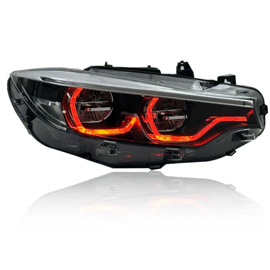 F80 F82 M3 M4 BMW Ikon Style Tricolor Headlight 2014 - 2017