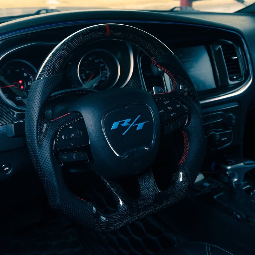 Dodge Charger LD Custom Carbon Fiber Steering Wheel 2015-2023