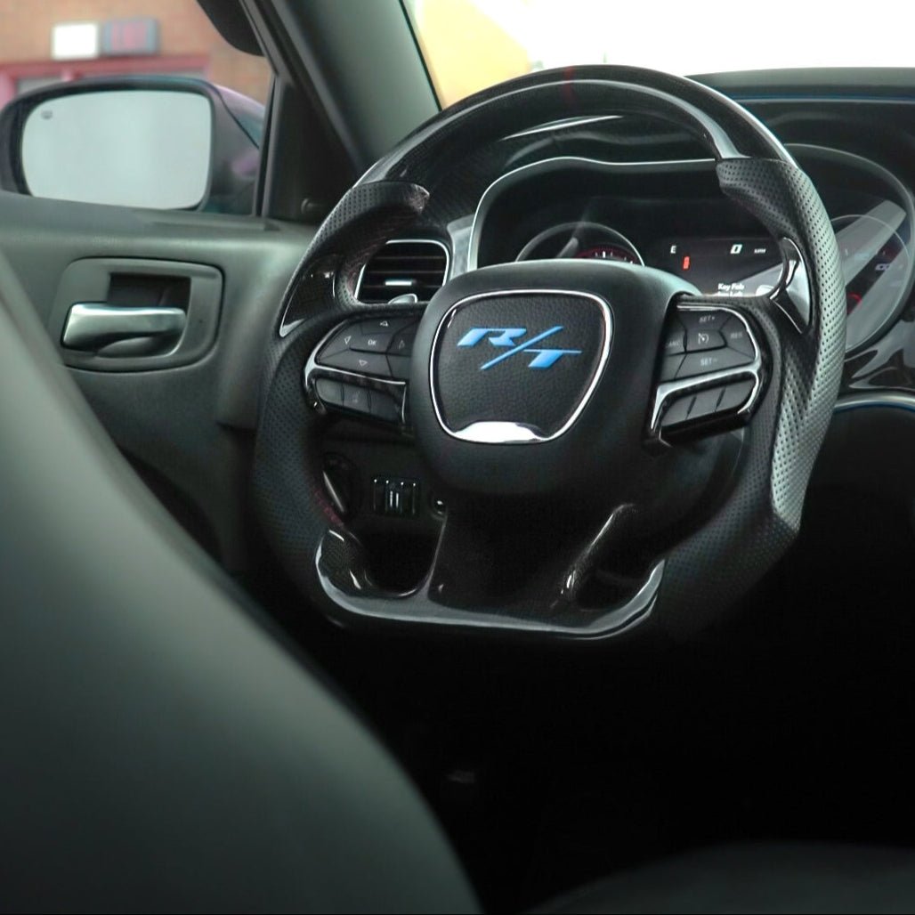 Dodge Charger LD Custom Carbon Fiber Steering Wheel 2015-2023