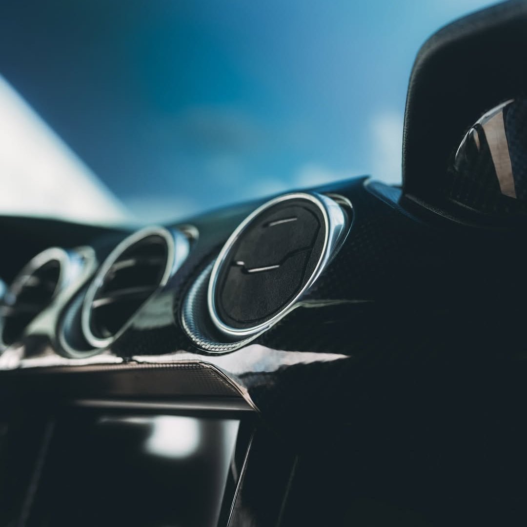 Ford Mustang Alcantara Air Vent Outlet Trim 2015-23