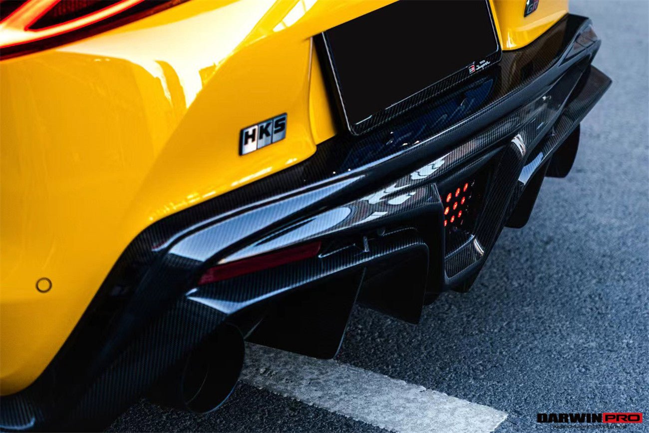 2019 - 2025 Toyota GR Supra (J29 & DB) A90 A91 BKSS Style Carbon Fiber Rear Diffuser Lip