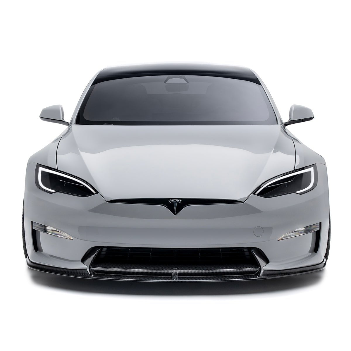 Tesla Model S Carbon Fiber Front Lip 2021 - 2025