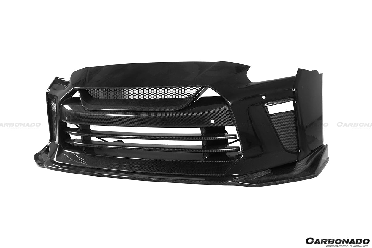 2008 - 2022 Nissan GTR R35 CBA/DBA/EBA TS Style Front Bumper