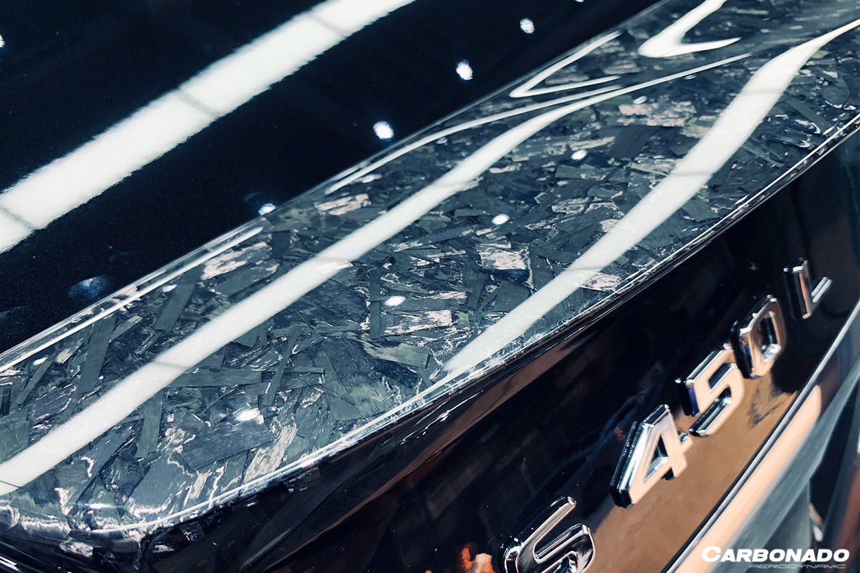 2014 - 2020 Mercedes Benz S Class W222 Sedan S63 S65 AMG RT Style Carbon Fiber Trunk Spoiler