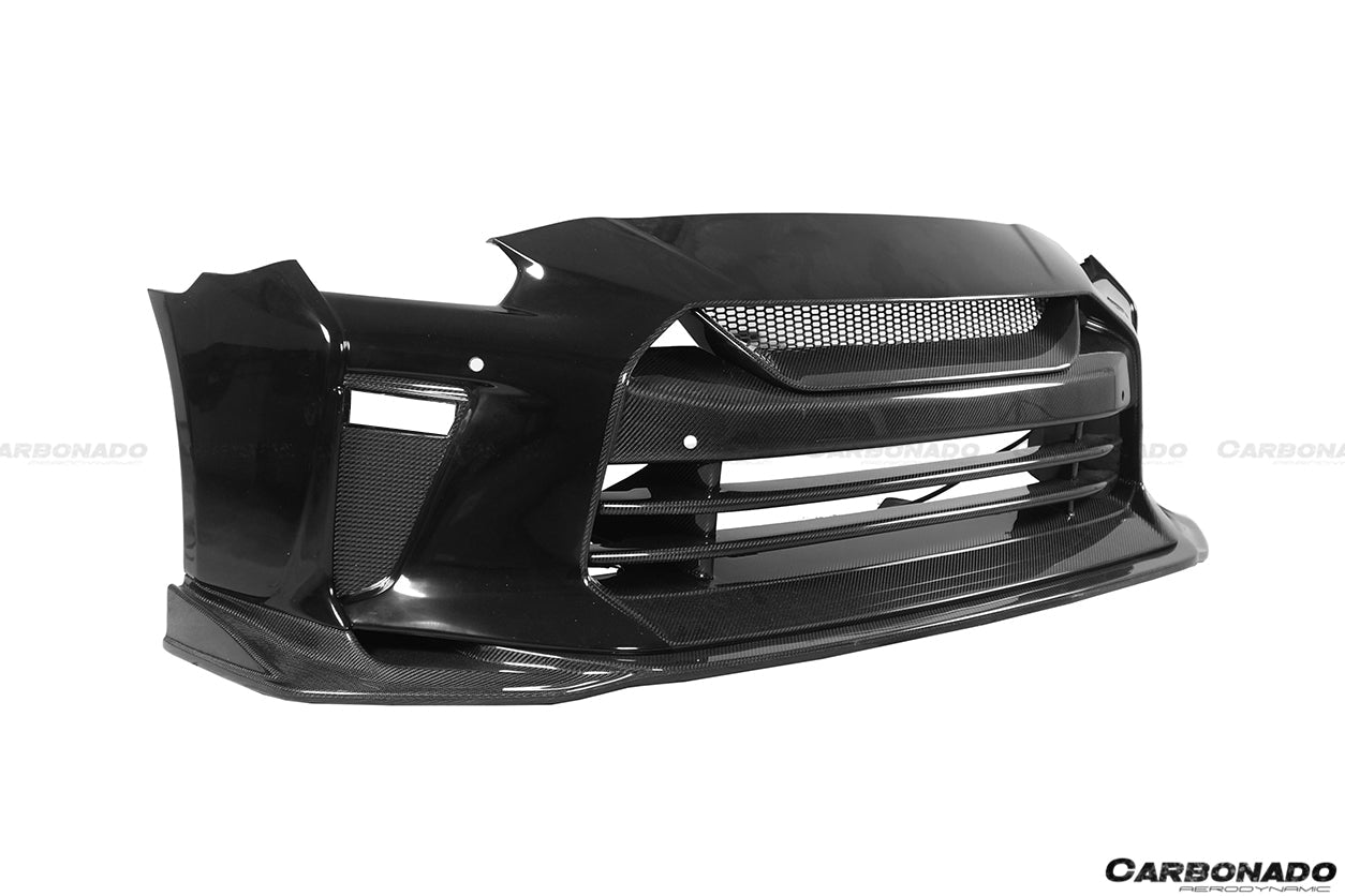 2008 - 2022 Nissan GTR R35 CBA/DBA/EBA TS Style Front Bumper
