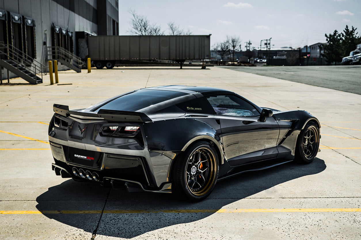 2013-2019 Corvette C7 Z51 Z06 Grandsport Carbon Fiber Trunk Spoiler