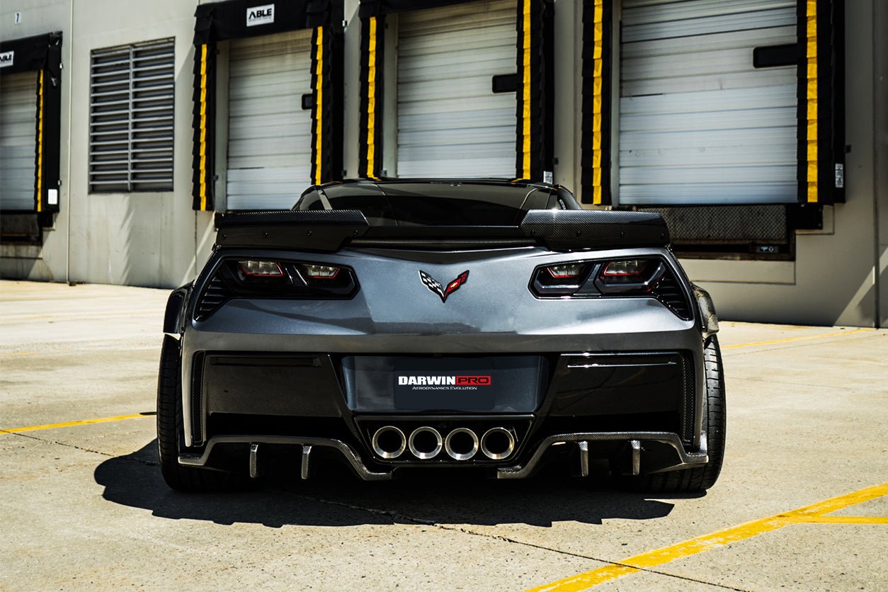 2013-2019 Corvette C7 Z51 Z06 Grandsport Carbon Fiber Trunk Spoiler