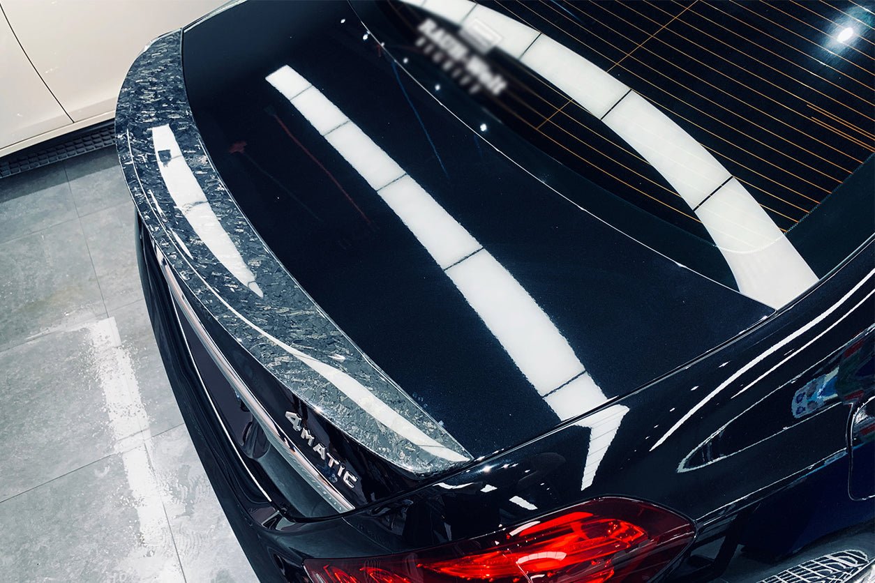 2014 - 2020 Mercedes Benz S Class W222 Sedan S63 S65 AMG RT Style Carbon Fiber Trunk Spoiler