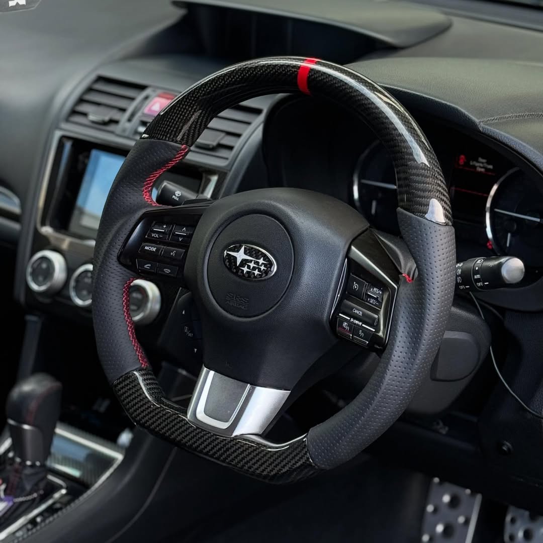 Subaru WRX VA VB GR Custom Carbon Fiber Steering Wheel 2010-Up