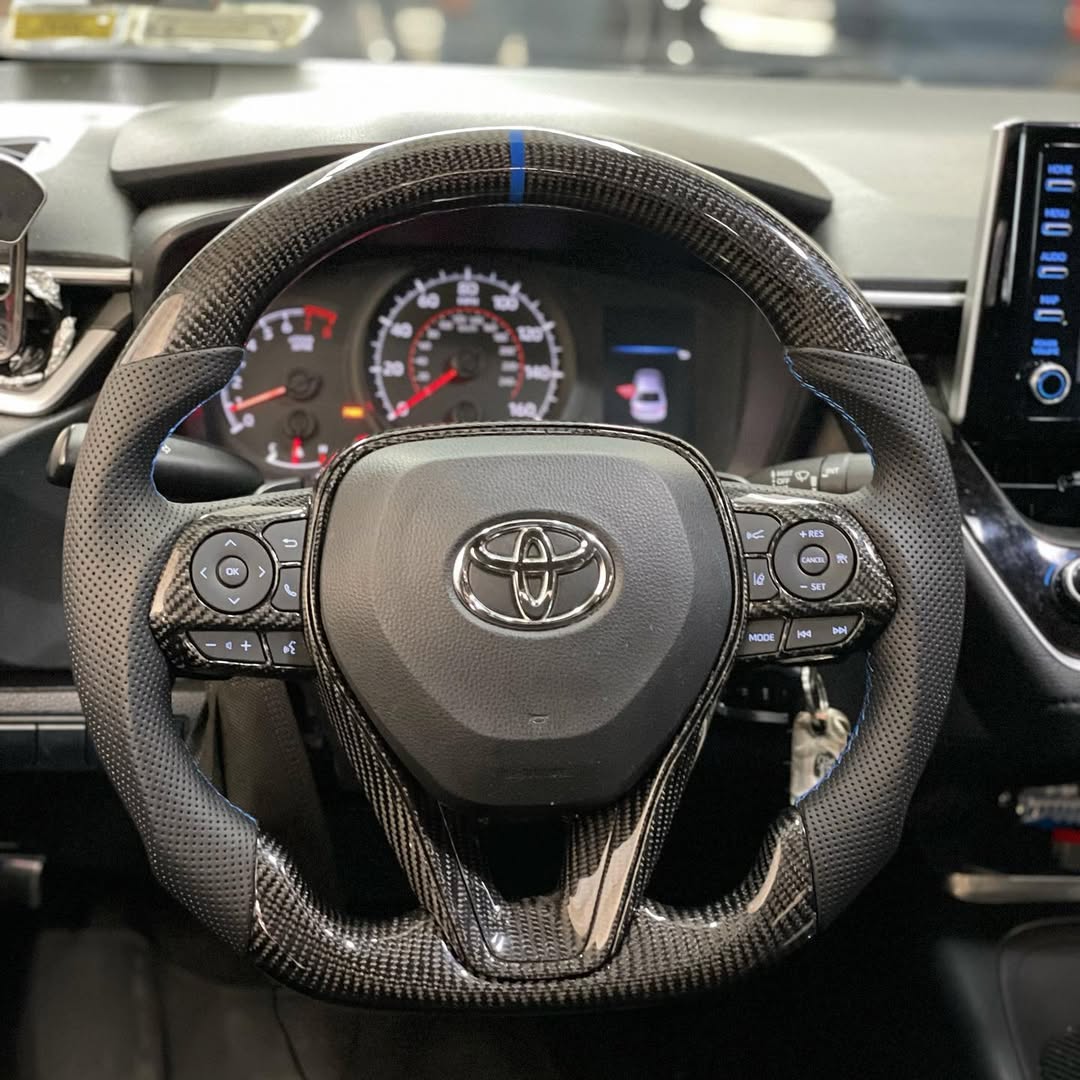 Toyota RAV4 XA50 Custom Carbon Fiber Steering Wheel 2019-2025