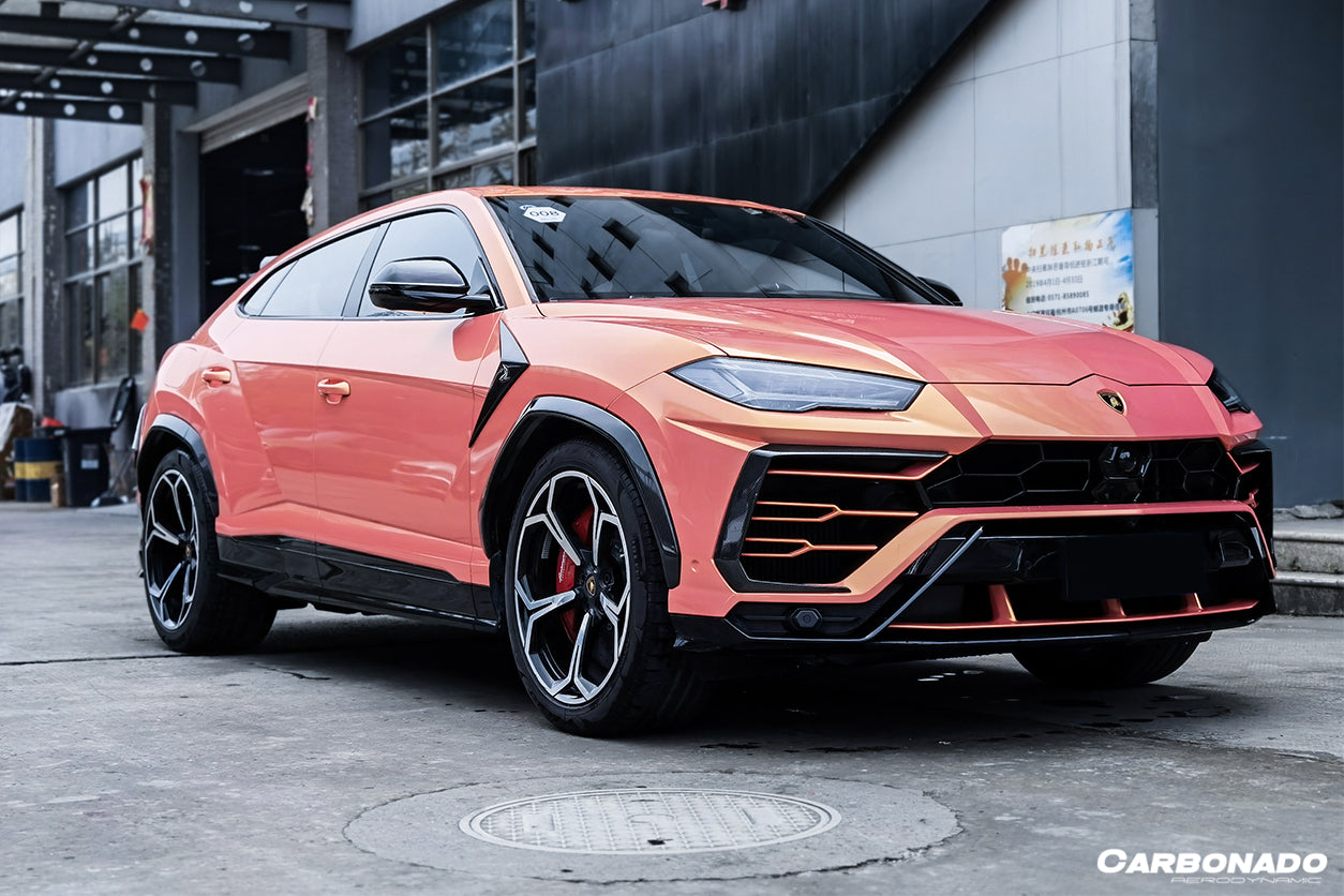 2018 - 2022 Lamborghini URUS TC Style Dry Carbon Fiber Front Bumper Vents