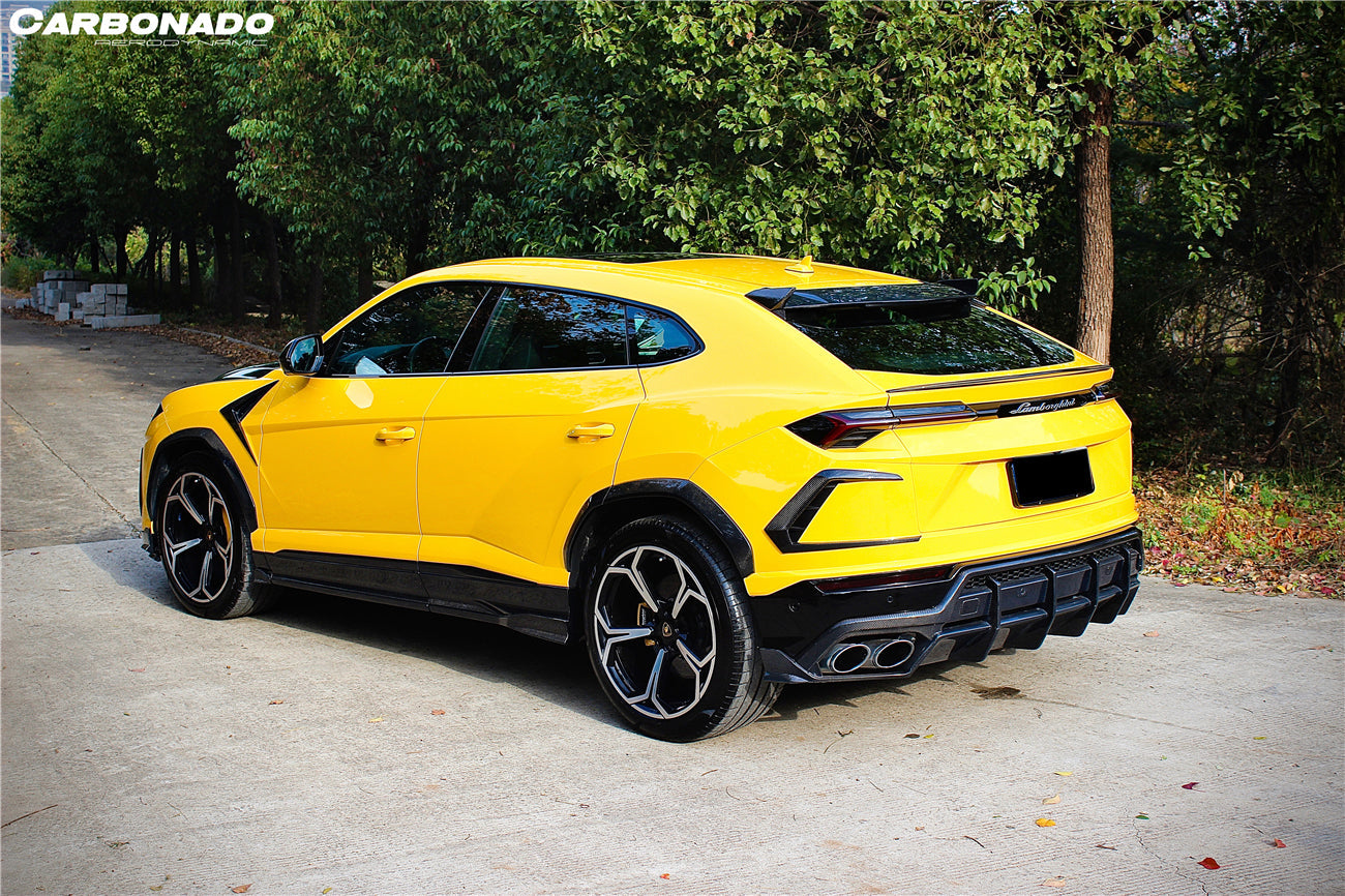 2018 - 2022 Lamborghini URUS TC Style Dry Carbon Fiber Rear Bumper Vents