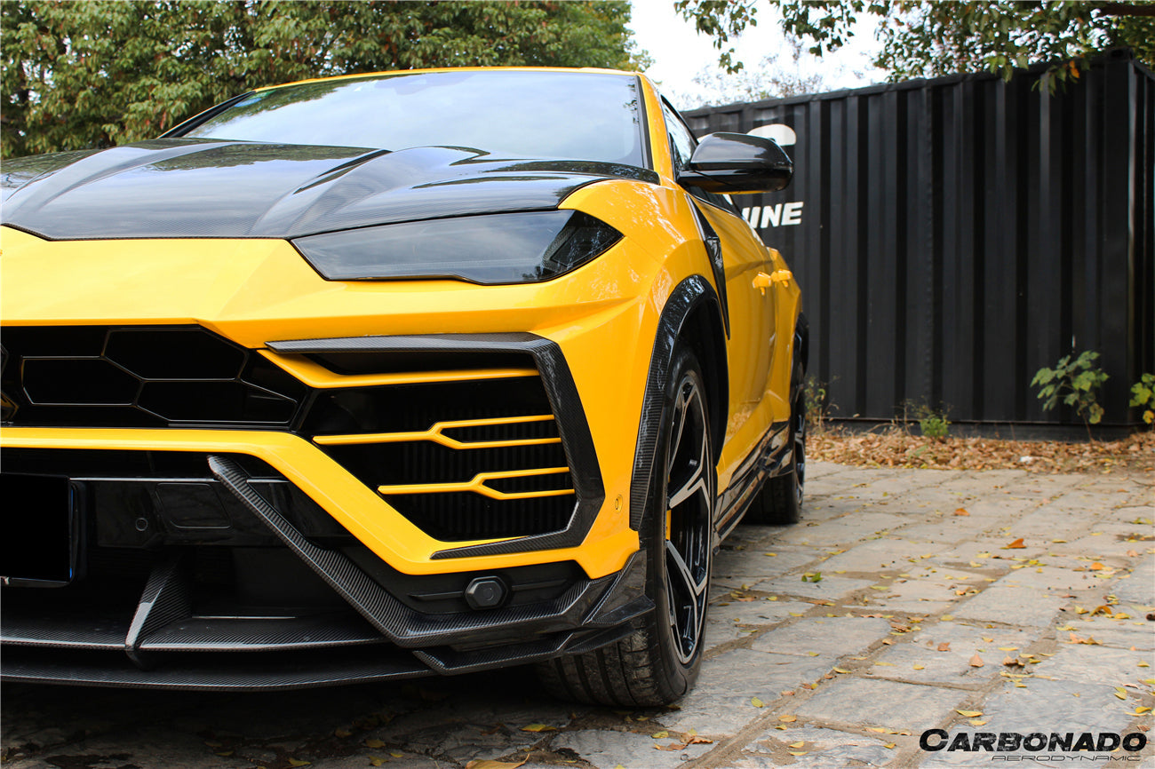 2018 - 2022 Lamborghini URUS TC Style Dry Carbon Fiber Front Bumper Vents