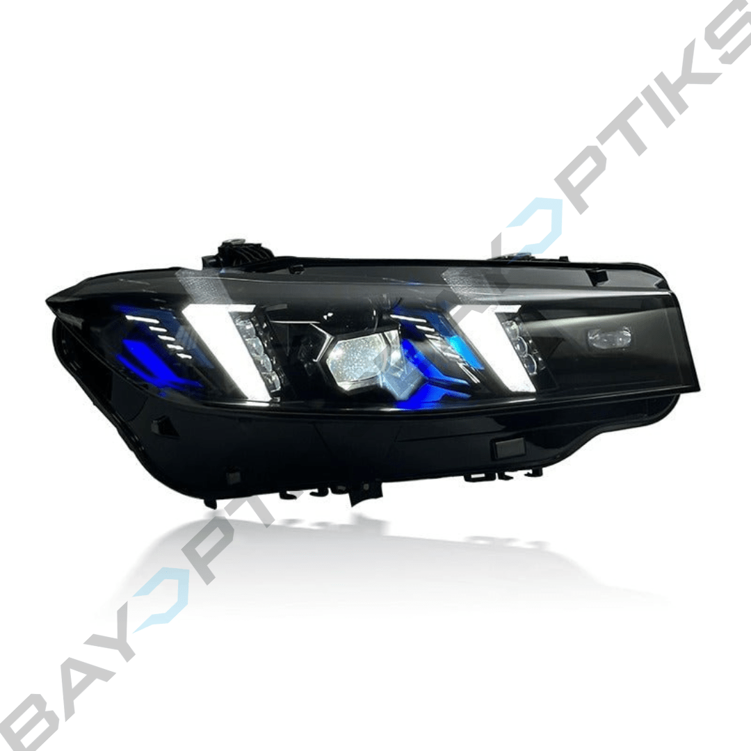 BMW G20 Complete Snake Eyes Style CSL Yellow/White LED Headlights 2023 - 2025