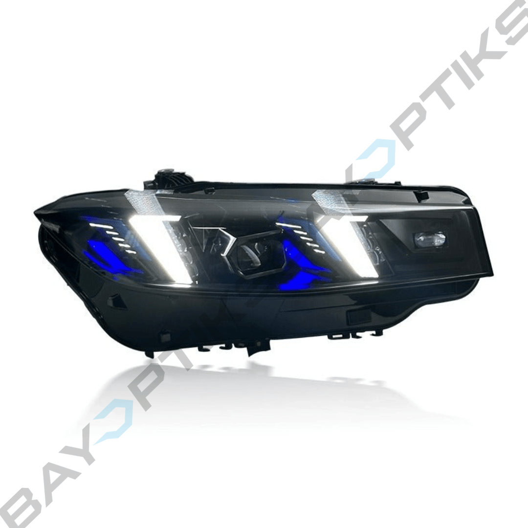 BMW G20 Complete Snake Eyes Style CSL Yellow/White LED Headlights 2023 - 2025