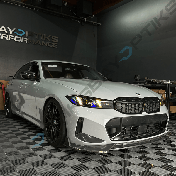 Bmw Led Modification BMW G20 3 Series CSL Yellow/White Complete Snake Eyes Style LED Headli ...