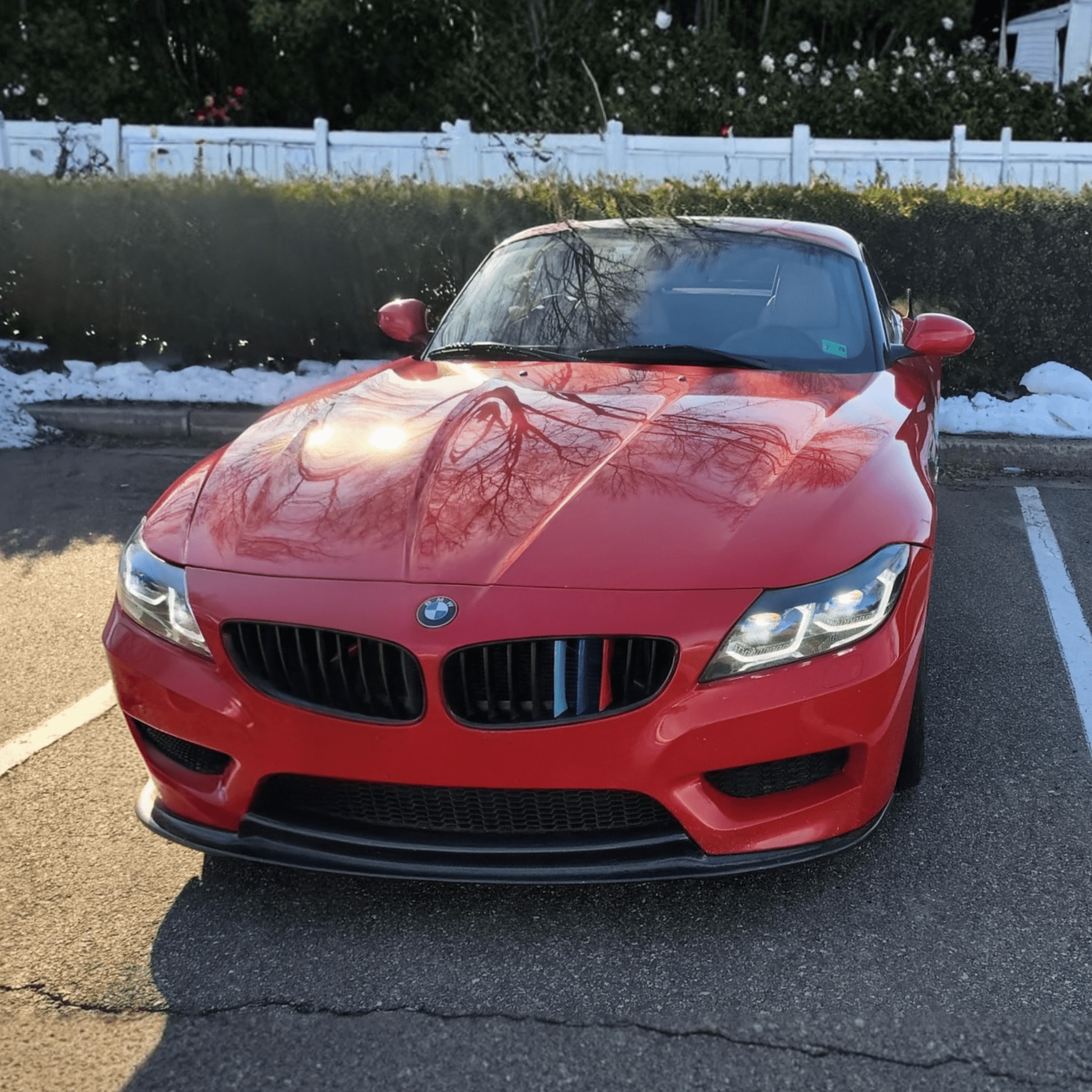 BMW Z4 E89 Laser Style CSL Yellow/White LED Headlights 2009 - 2016