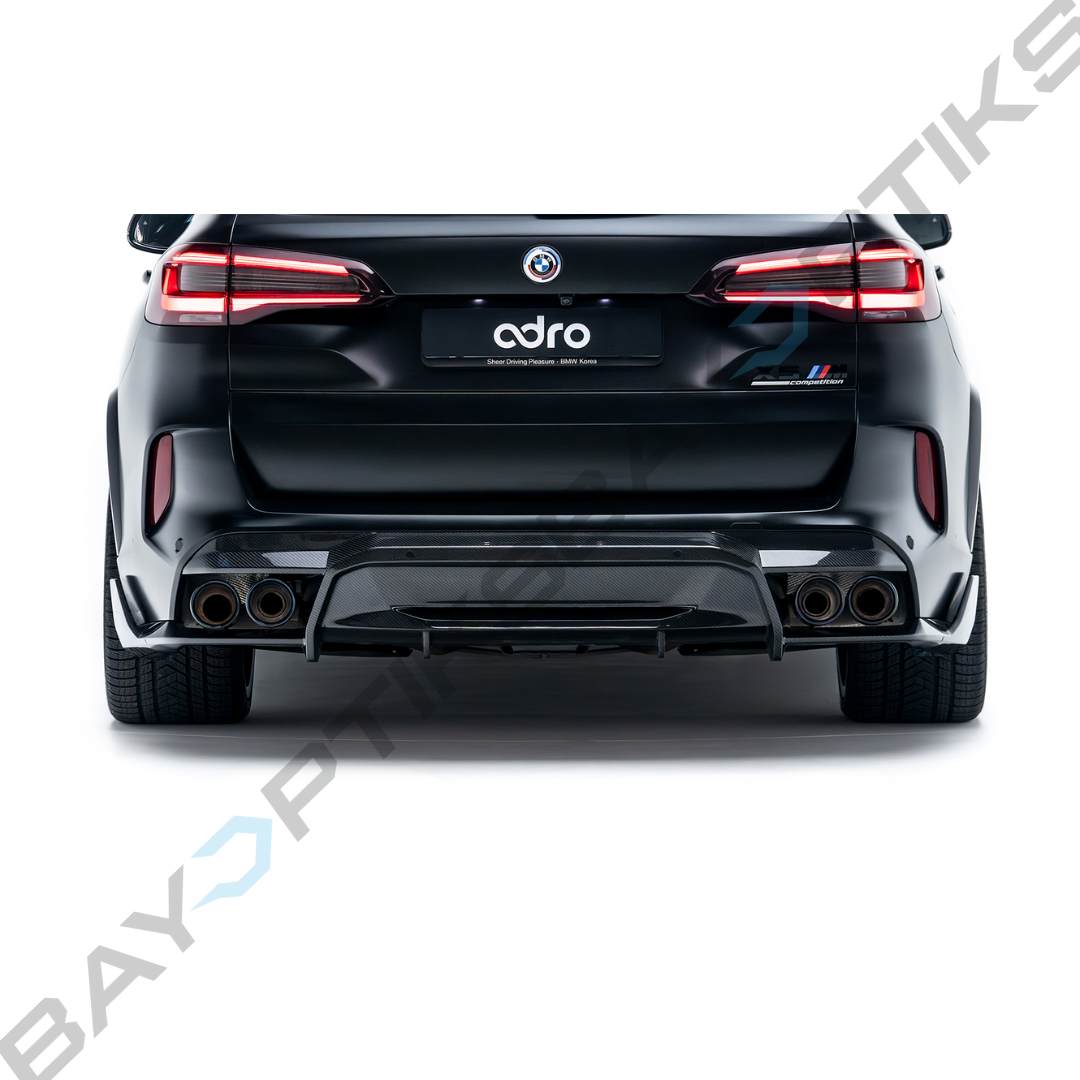 BMW F95 X5M Carbon Fiber Rear Diffuser