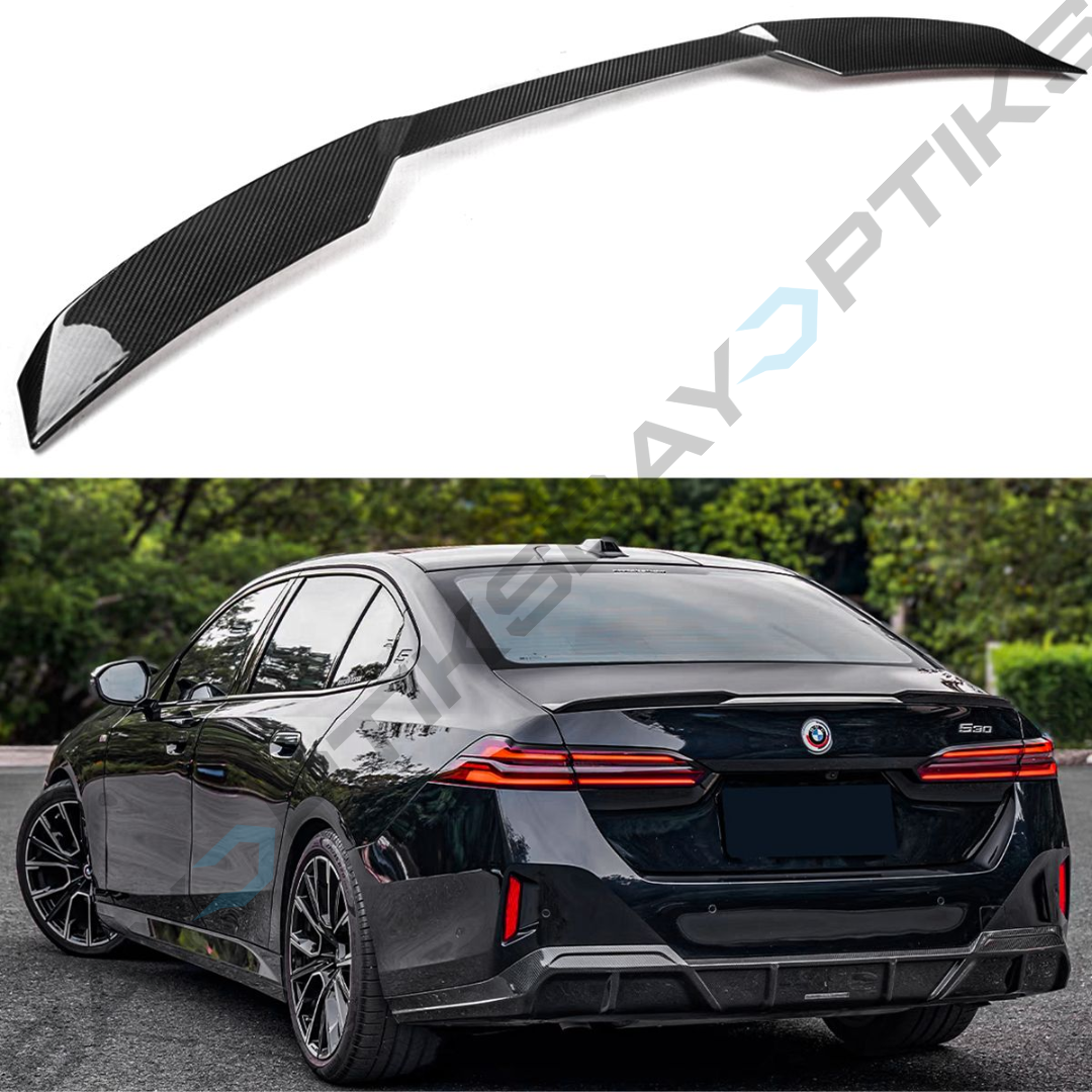 2024-2025 BMW G60 530i i5 G90 M5 V-ST Carbon Fiber Trunk Spoiler