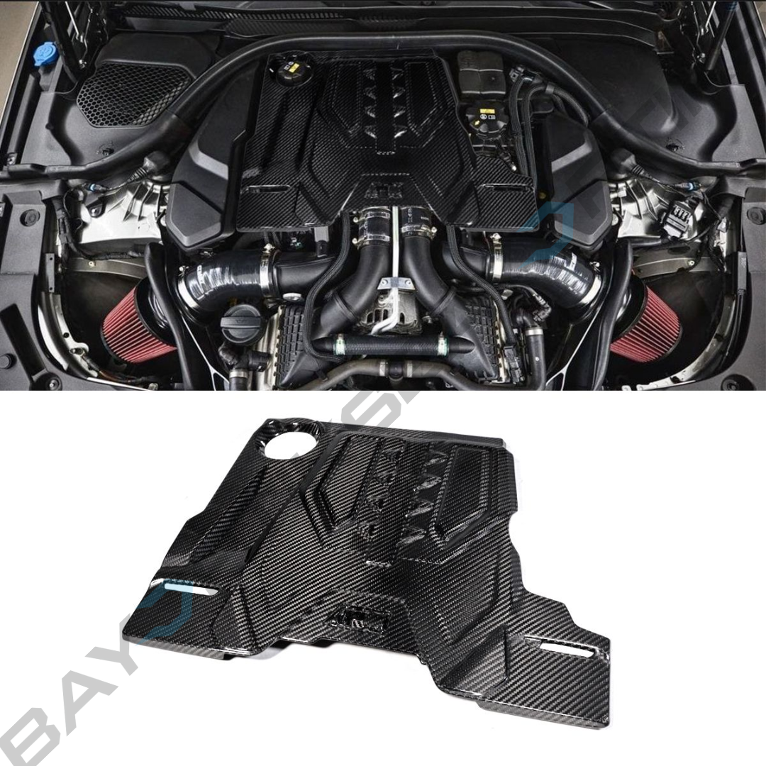 2018-2023 BMW F90 M5 F92 F93 M8 Carbon Fiber S62 V8 Engine Valve Cover