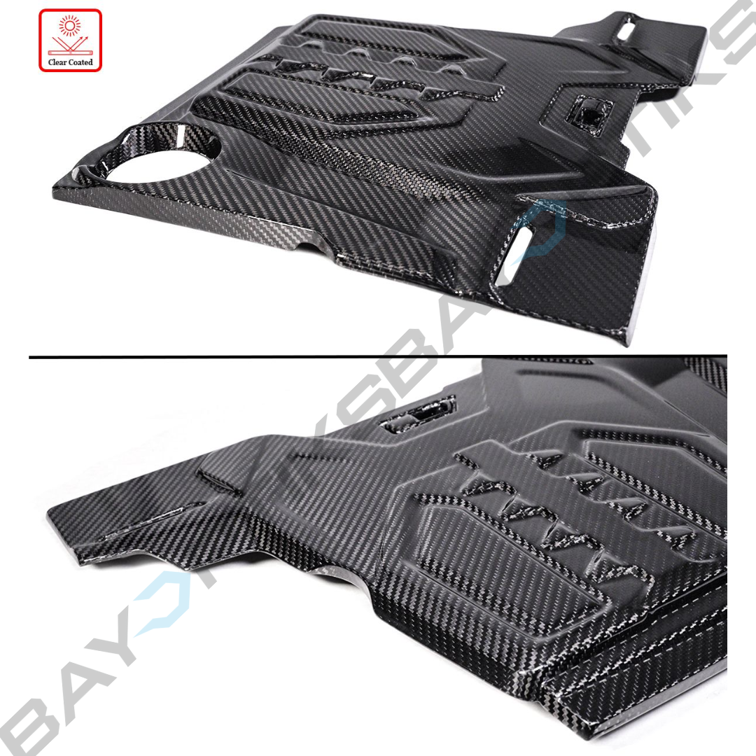 18-23 BMW F90 M5 F92 F93 M8 Carbon Fiber S62 V8 Engine Valve Cover