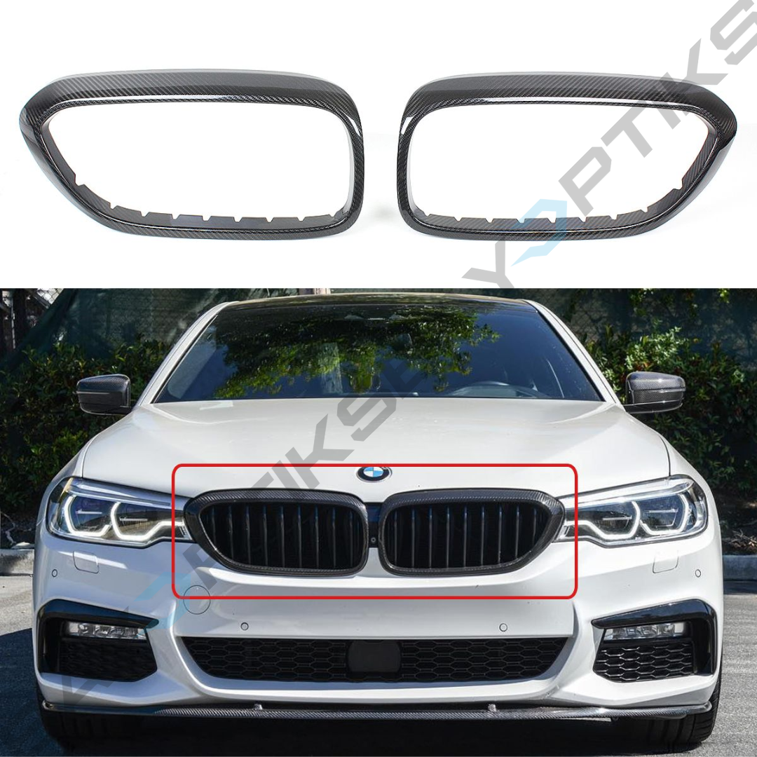 17-2020 BMW G30 G38 5 Series Kidney Grill Insert Trim Cover