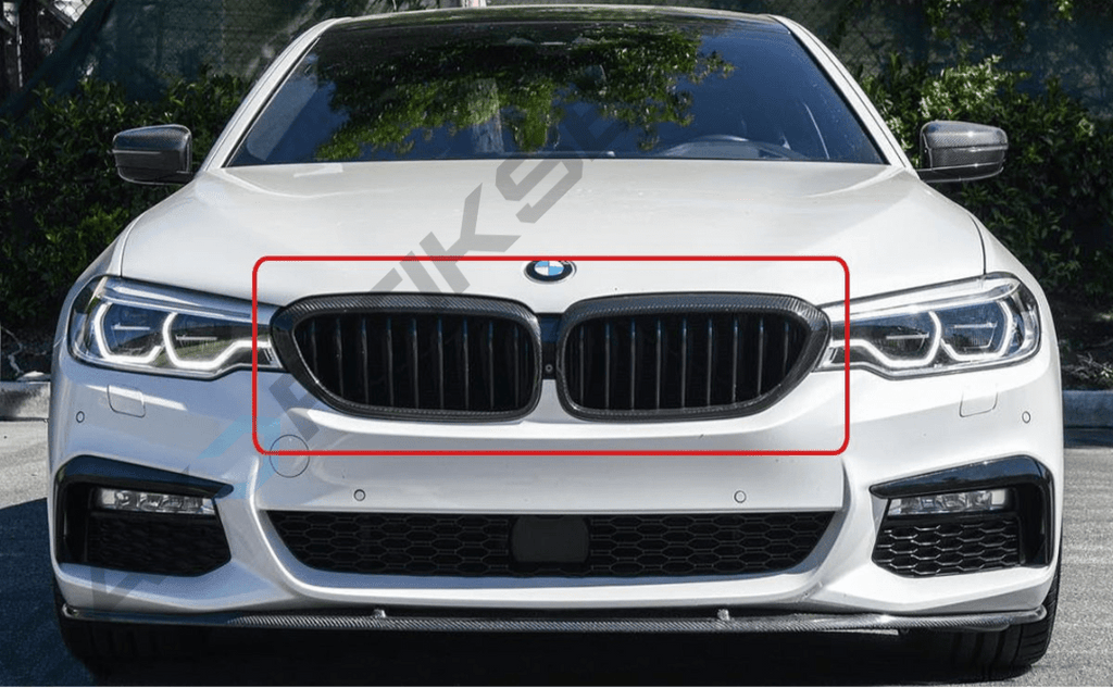 オーダーメイド G30 530i 左右 7% 2017-2020 BMW G30 G38 5 Series Kidney Grill Insert Trim Cover