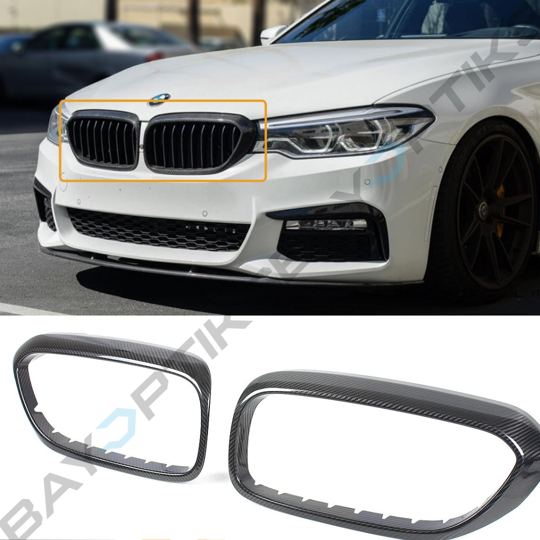 2017-2020 BMW G30 G38 5 Series Kidney Grill Insert Trim Cover