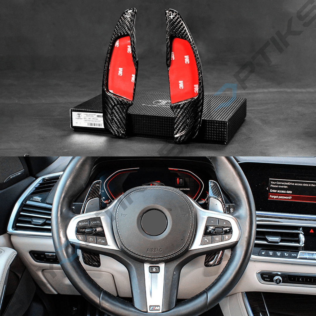 BMW Steering Wheel Cover (Paddle Shifter Extension) | Carbon Fiber | G20 G30 G22 G05 F90