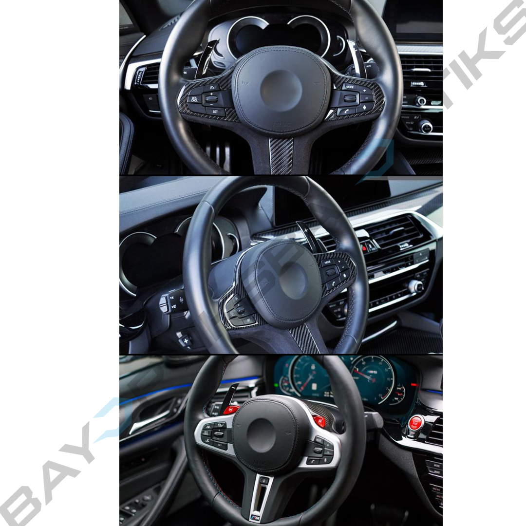 BMW G20 G22 G30 F90 Carbon Fiber Replacement Steering Wheel Paddle Shifter