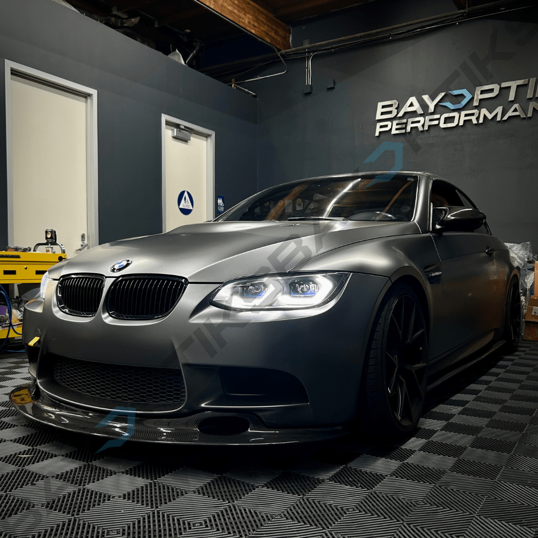 BMW E9X E90 E92 M3 & E92 Coupe Laser Style LED Headlights CSL Yellow/White