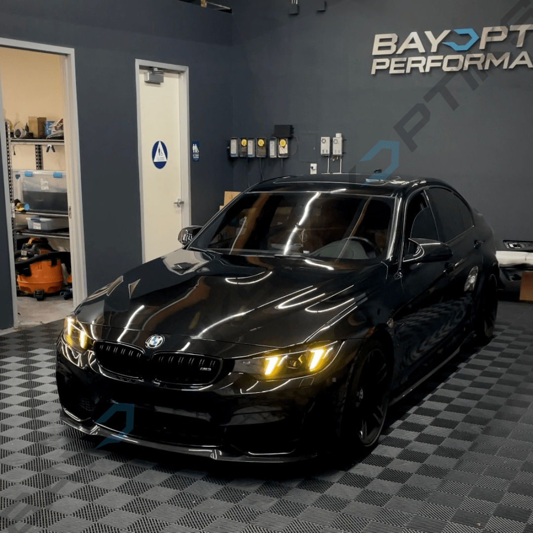 F8X F80 M3 F82 M4 & F32 Coupe Complete Snake Eyes Style LED Headlights CSL Yellow/White 2014 - 2020