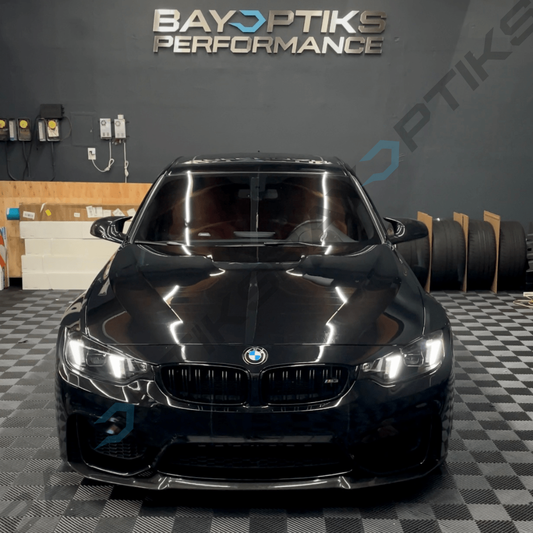 F8X F80 M3 F82 M4 & F32 Coupe Complete Snake Eyes Style LED Headlights CSL Yellow/White 2014 - 2020