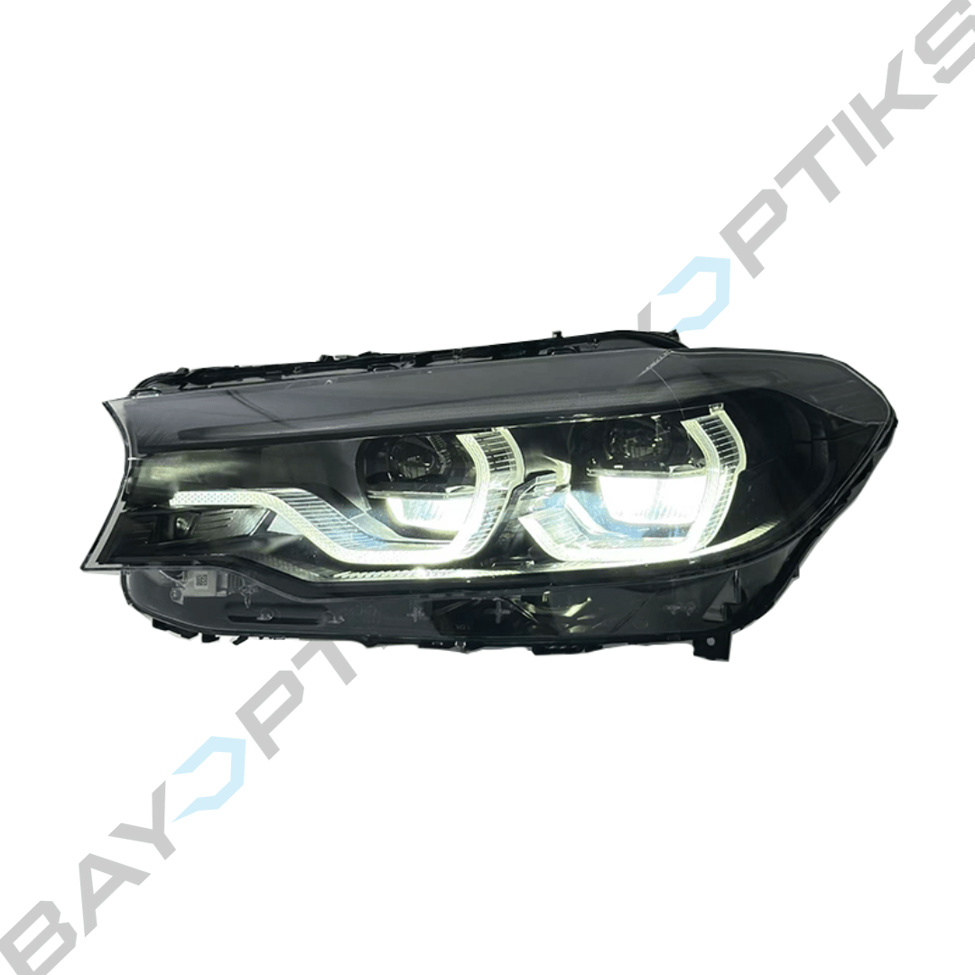 BMW 5 Series G30 OE Style Headlight Tri Color CSL Yellow/White/Amber Black Version 2018-2020