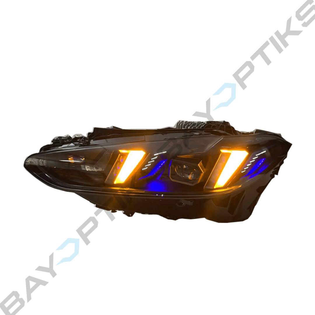 BMW G8X G80 M3 G82 M4 G22 4 Series Tri Color Snake Eyes Style Headlights  2021-present