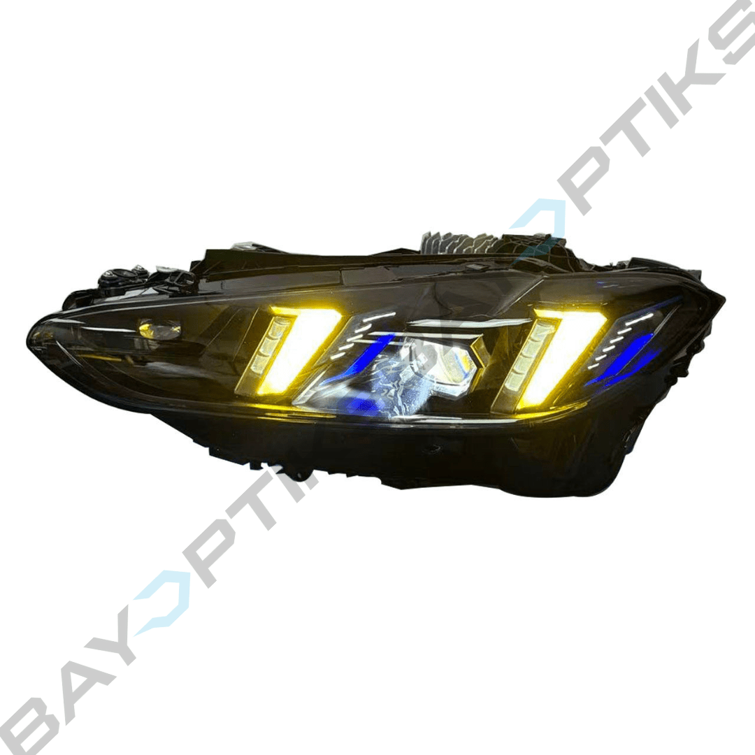 BMW G8X G80 M3 G82 M4 G22 4 Series Tri Color Snake Eyes Style Headlights  2021-present