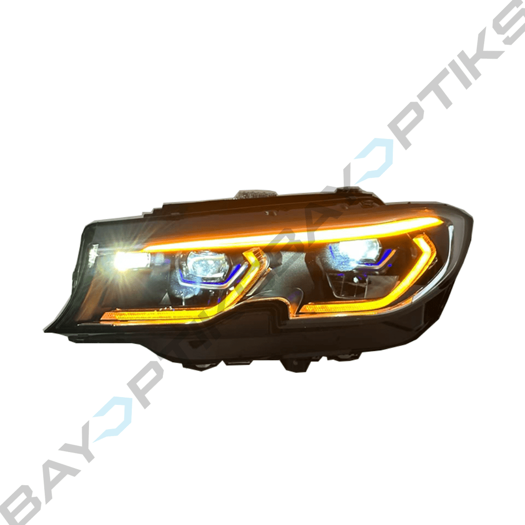 BMW G20 3 Series OEM Laser Style Tri Color Headlights 2020-2022