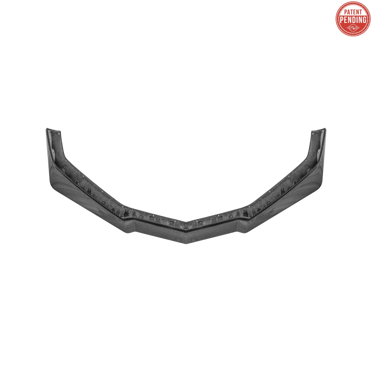 Chevrolet Corvette C8 Z06 E-Ray Z07 Style Dry Carbon Fiber Extended One Piece Front Lip Splitter 2023-Present