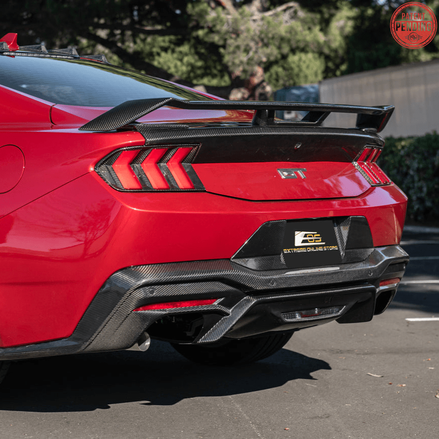 Ford Mustang S650 GT Performance Style Carbon Fiber Rear Trunk Lid Wing Spoiler 2024-Up