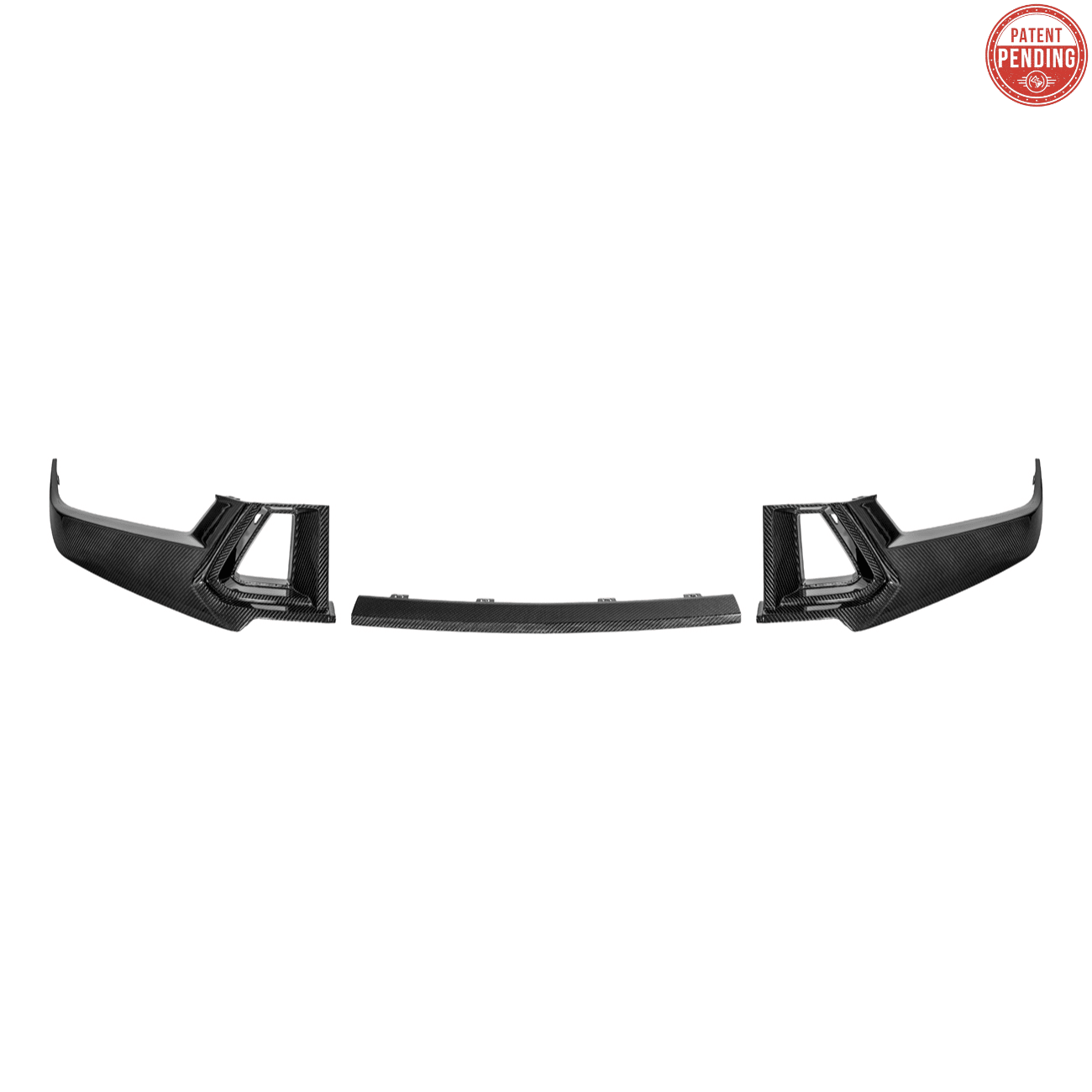 Ford Mustang S650 Dark Horse Factory Style Dry Carbon Fiber Front Upper Lower Side Grille Trim Inserts 2024-Present
