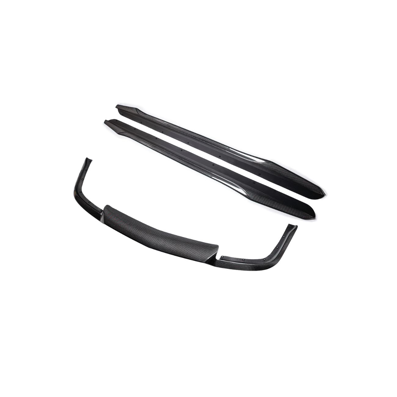 Cadillac CTS-V Carbon Fiber Front Lip & Side Skirt Package 2003–2008