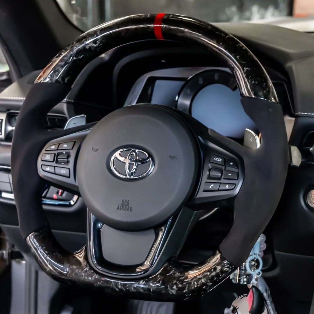 Toyota Supra A90 A91 Custom Carbon Fiber Steering Wheel 2020-Up