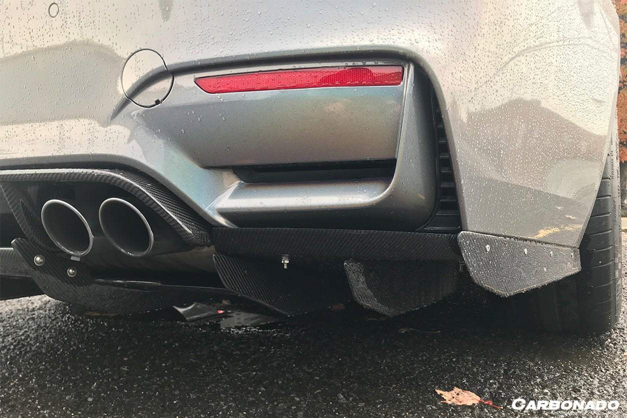 2014-2020 BMW M3 F80 & M4 F82 VA Style Carbon Fiber Rear Diffuser and Lip