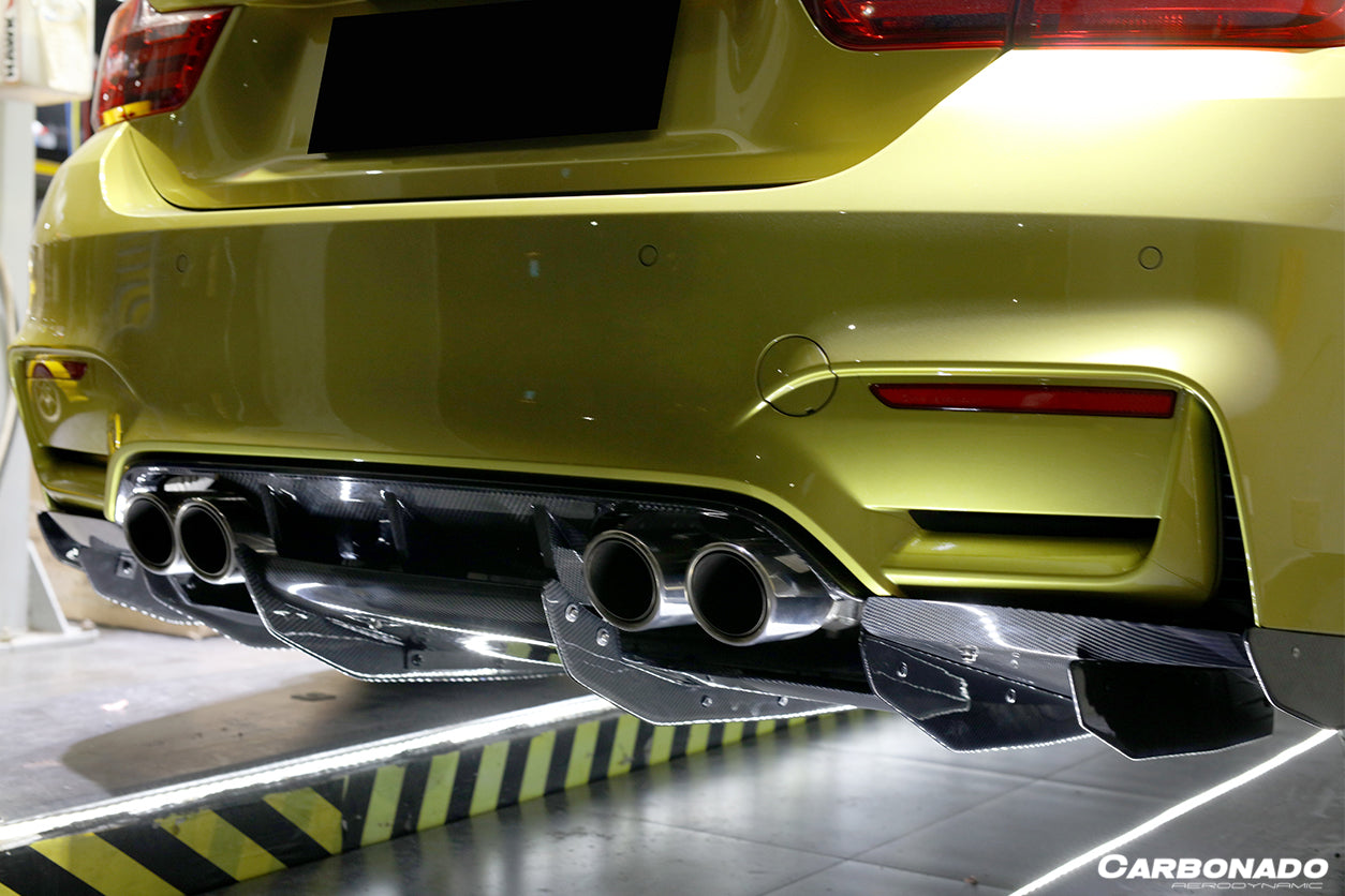 2014-2020 BMW M3 F80 & M4 F82 VA Style Carbon Fiber Rear Lip