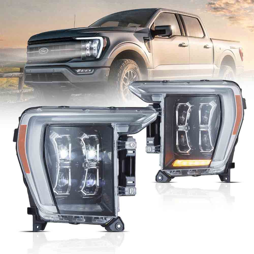 Ford F150 LED Dual-beam Headlights 2021 - 2023