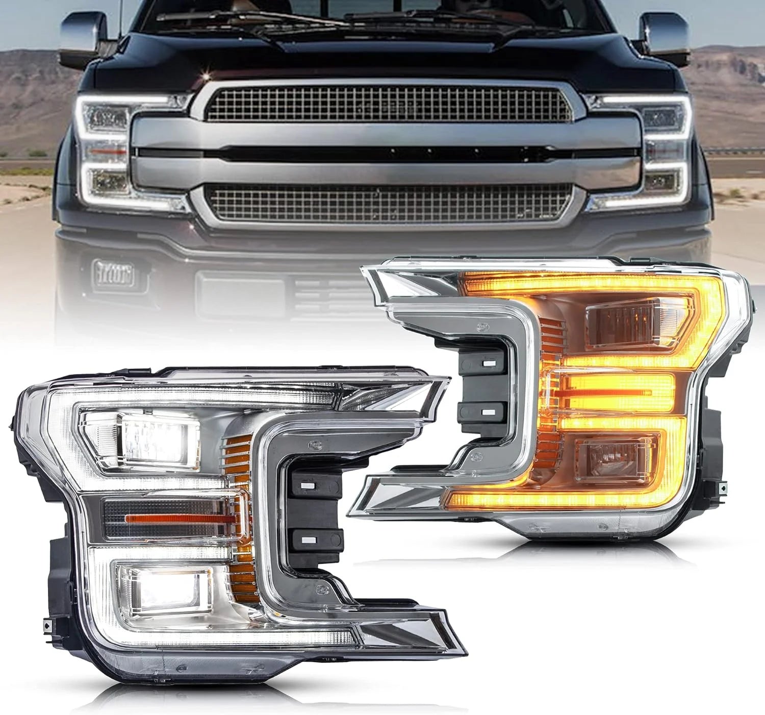 Ford F150 W/ Start-Up Animation LED Headlights 2018 - 2020