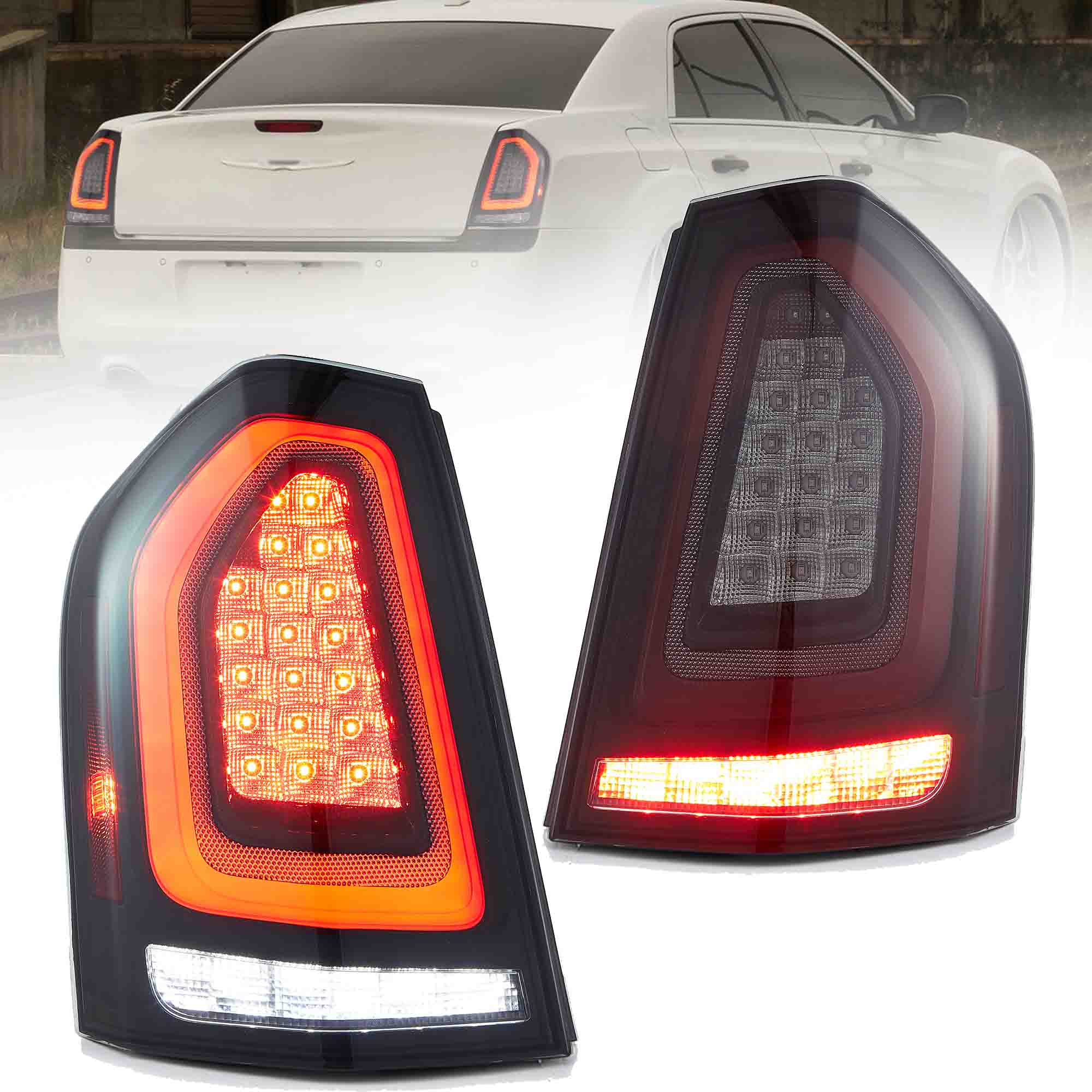 Chrysler 300 & Lancia Thema LED Taillights 2011 - 2014
