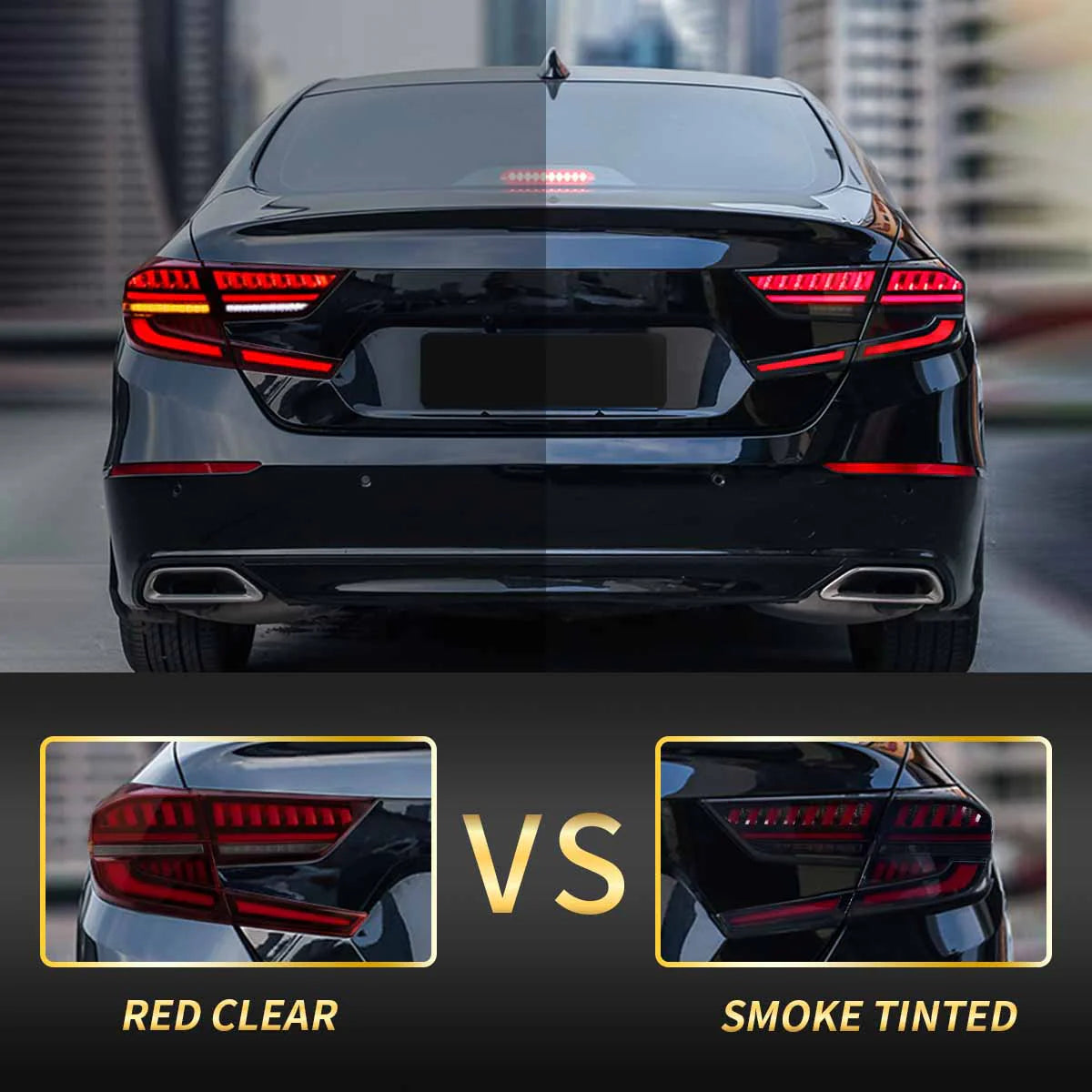 2018 - 2022 Honda Accord Startup With Dynamic Animation LED Taillights