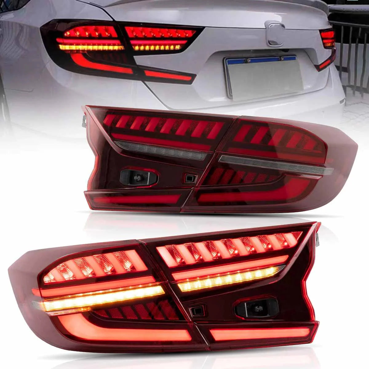 2018 - 2022 Honda Accord Startup With Dynamic Animation LED Taillights